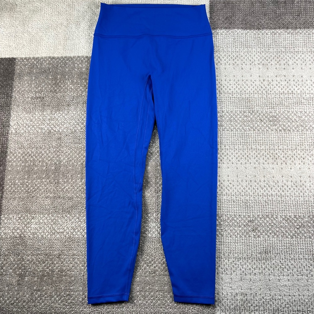 CRZ YOGA Butterluxe High Waisted Scrunch Butt Leggings Royal Blue Womens Medium
